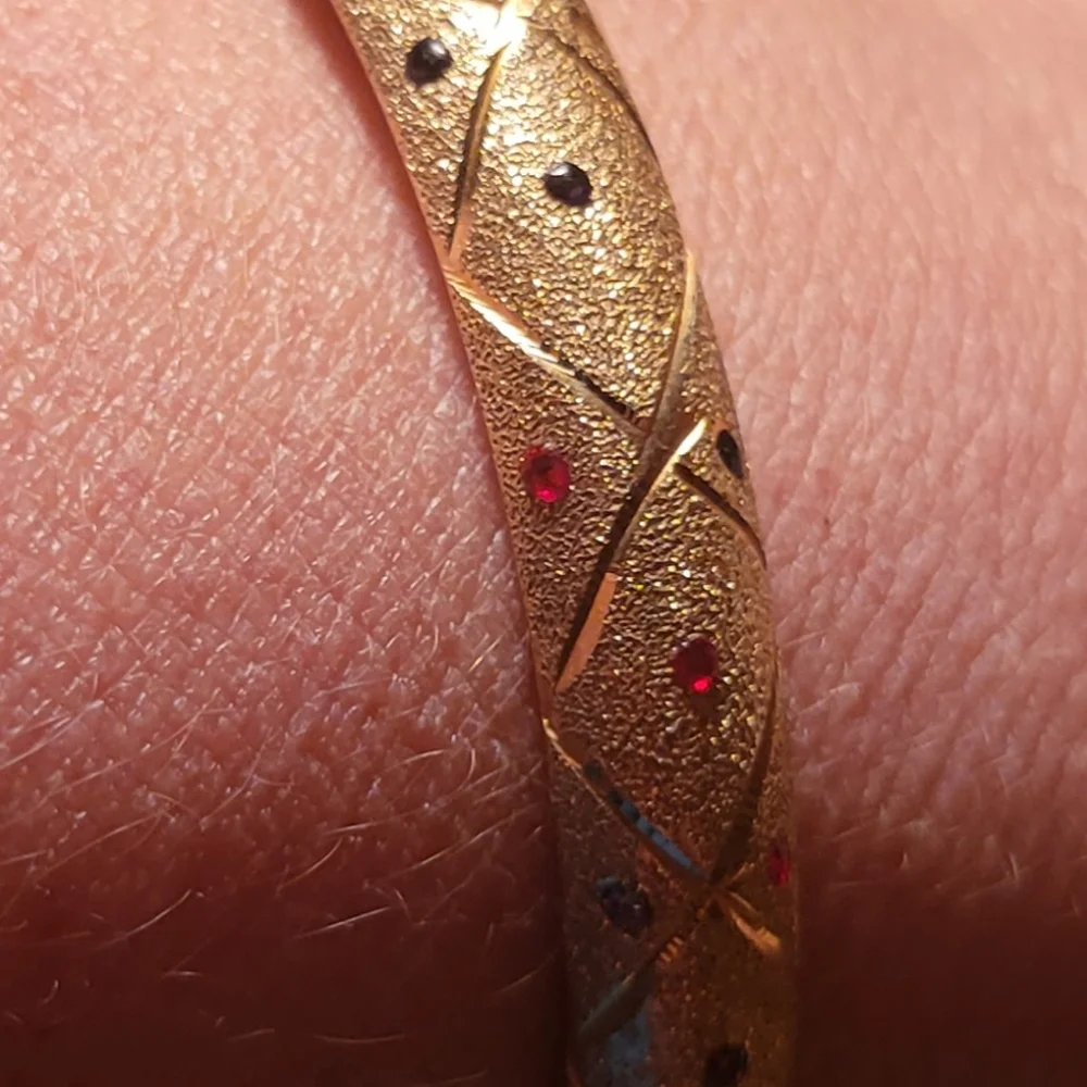 Vintage 14k Gold Bangle Only - Picture 2 of 3